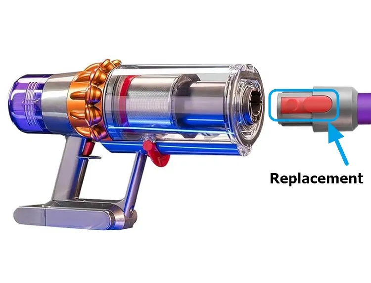 Dyson V7/V8/V10/V11 boru mandalı tamiri — fotoğraf 1