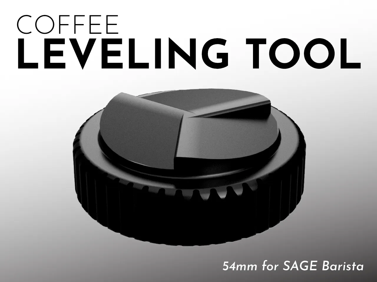 54 mm Sage/Breville kahve düzleştirme aleti — fotoğraf 1
