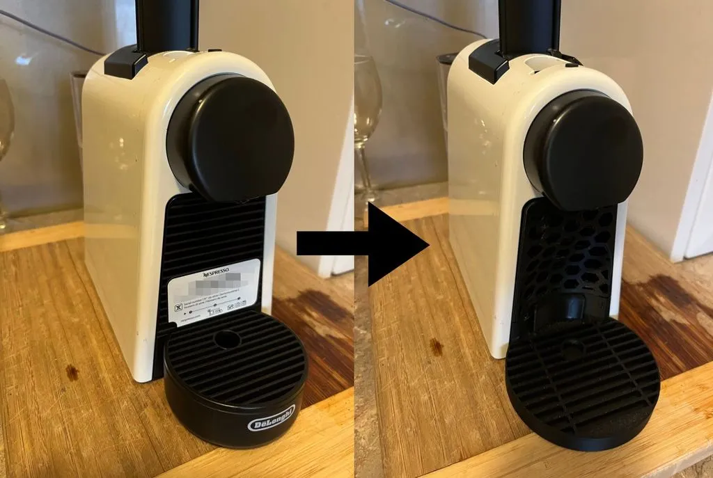 DeLonghi Essenza Mini büyük fincan modu — fotoğraf 1
