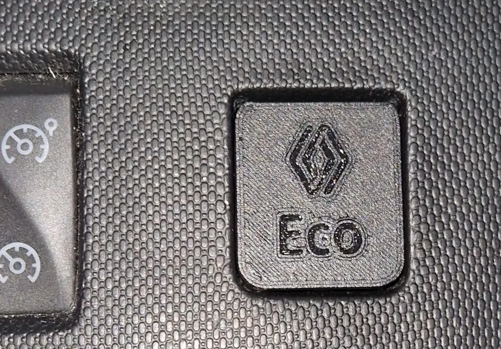 Renault Clio IV eco düğmesi — fotoğraf 1