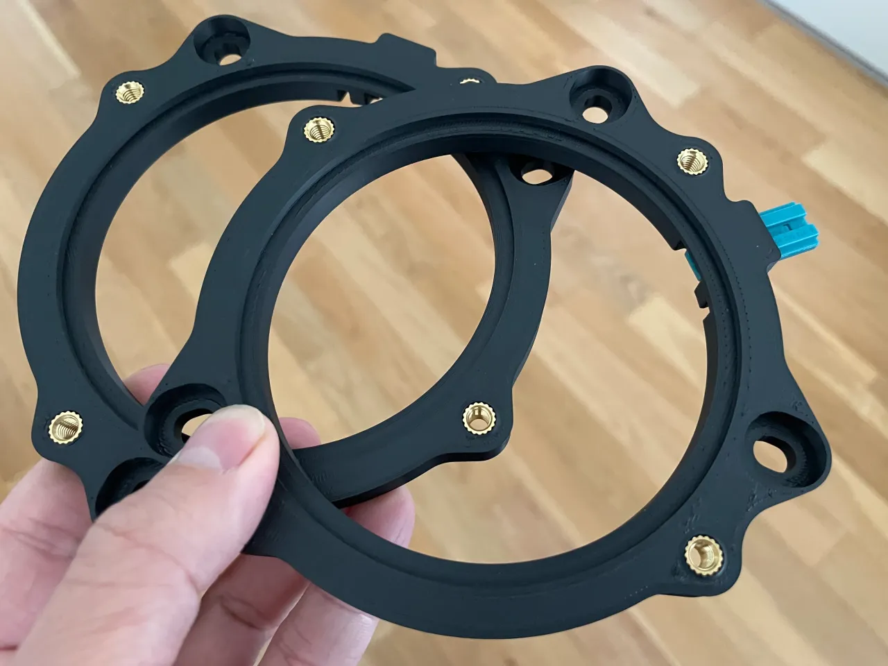 BMW F serisi ön kapı 100 mm hoparlör adaptörü — fotoğraf 1